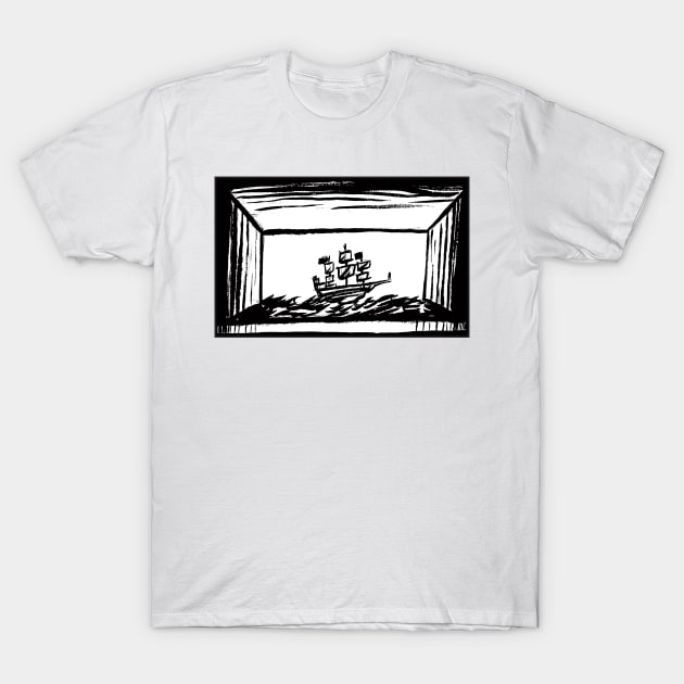 boat T-Shirt by HolmesIsMissing